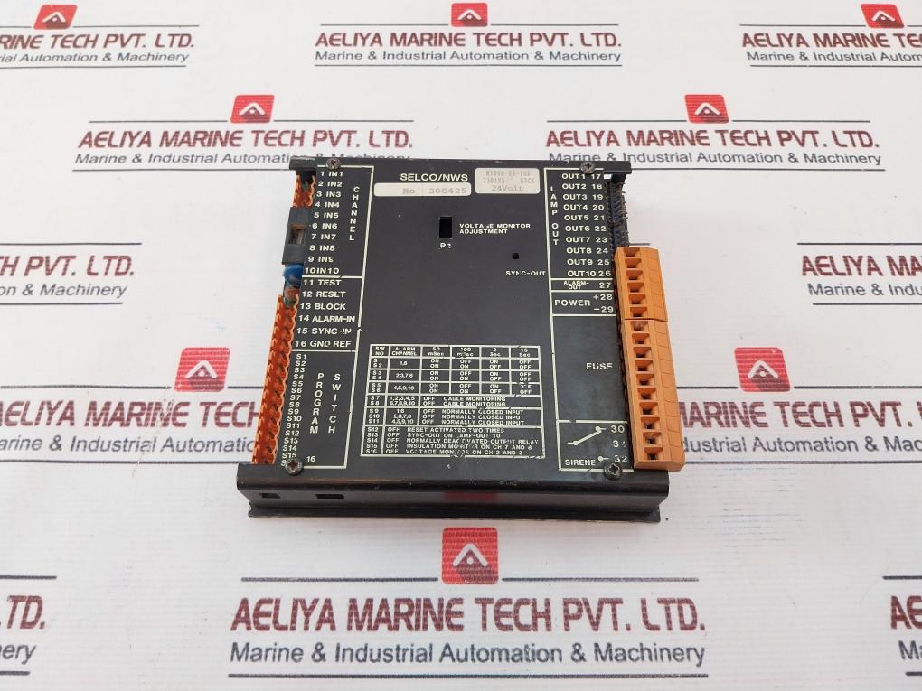 Selco M1000-24-10B Alarm Annunciator 24Volt 308425