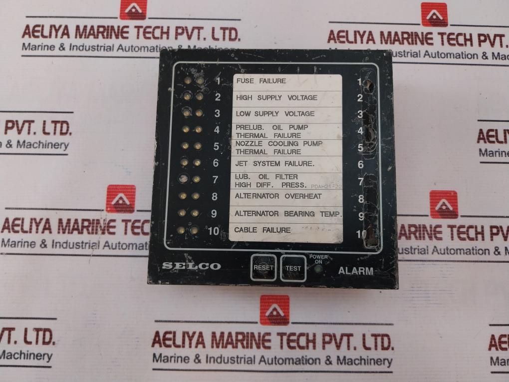 Selco M1000-24-10B Alarm Annunciator 24Volt 308425