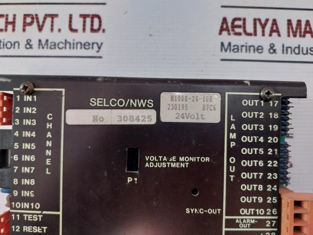 Selco M1000-24-10B Alarm Annunciator 24Volt 308425