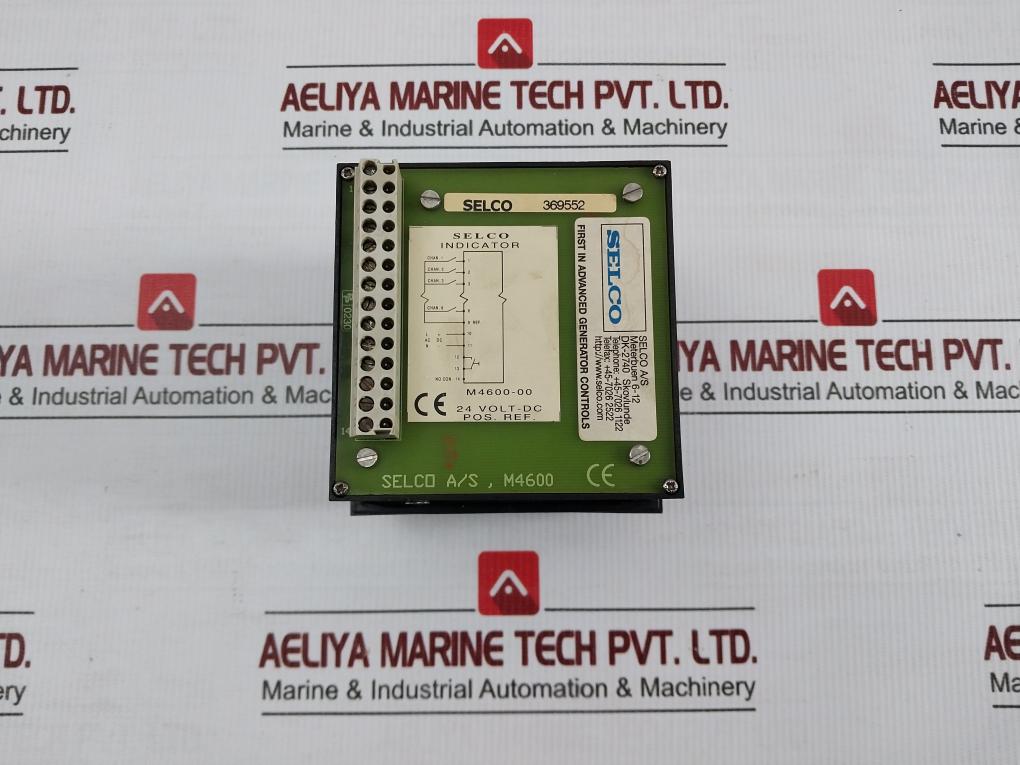 Selco M4600-00 Alarm Indicator Panel 24Vdc