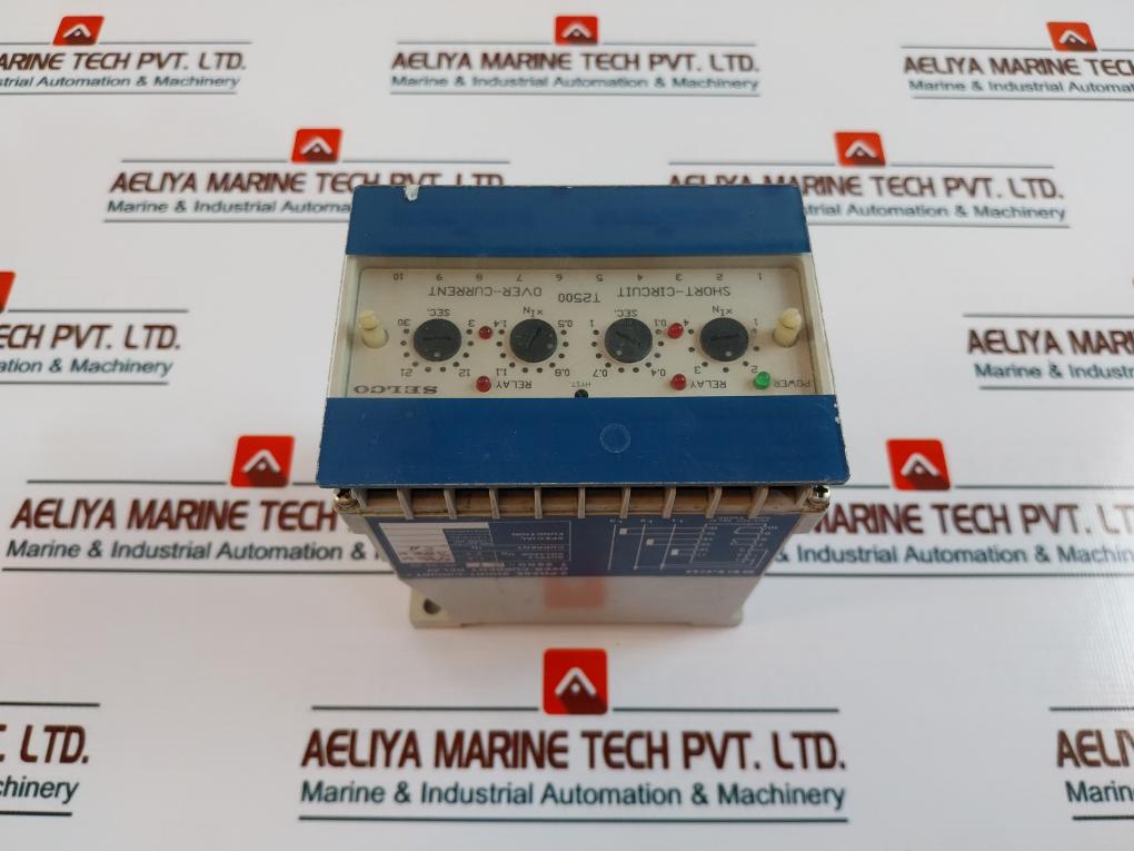 Selco T2500 3-Phase Short-Circuit+Over-Current Relay 50/60 Hz