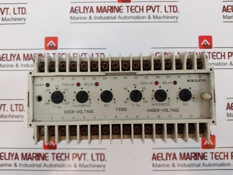 Selco T3300-01 3-phase Voltage Relay 17-19/21-23/25-27: 440V