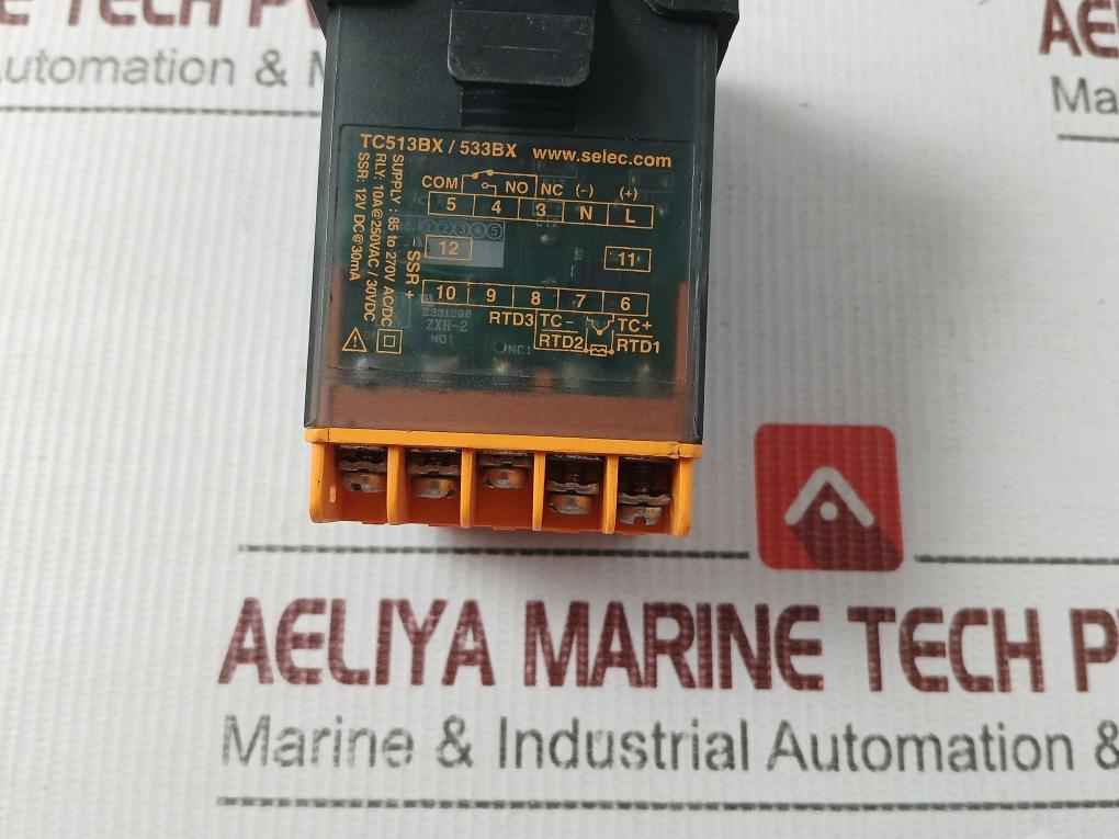 Selec Tc513bx Temperature Controller 85-270v Ac/dc V3.00.1.08