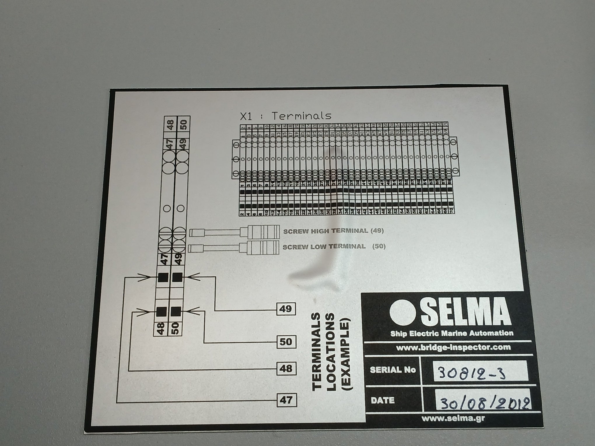 Used Condition Bridge Navigation Watch Alarm System Selma