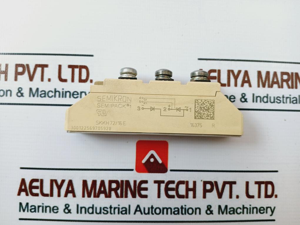Semikron Semipack 1 Skkh 72/16 E Thyristor Module 16375 R
