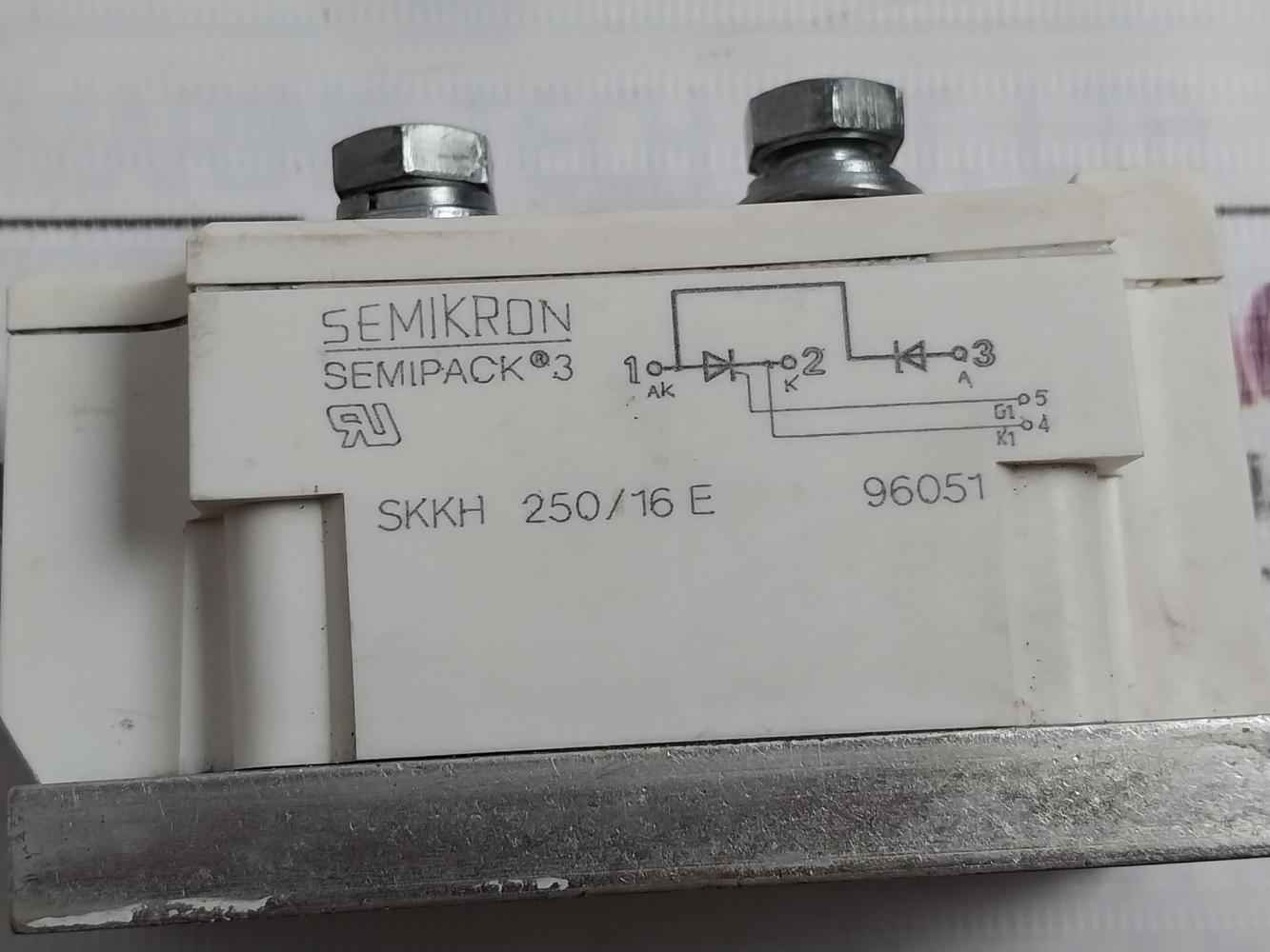 Semikron Skkh 250/16 E Thyristor Module