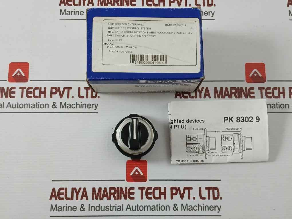 Senasys Ptshe202 B 3 Position Selector Switch