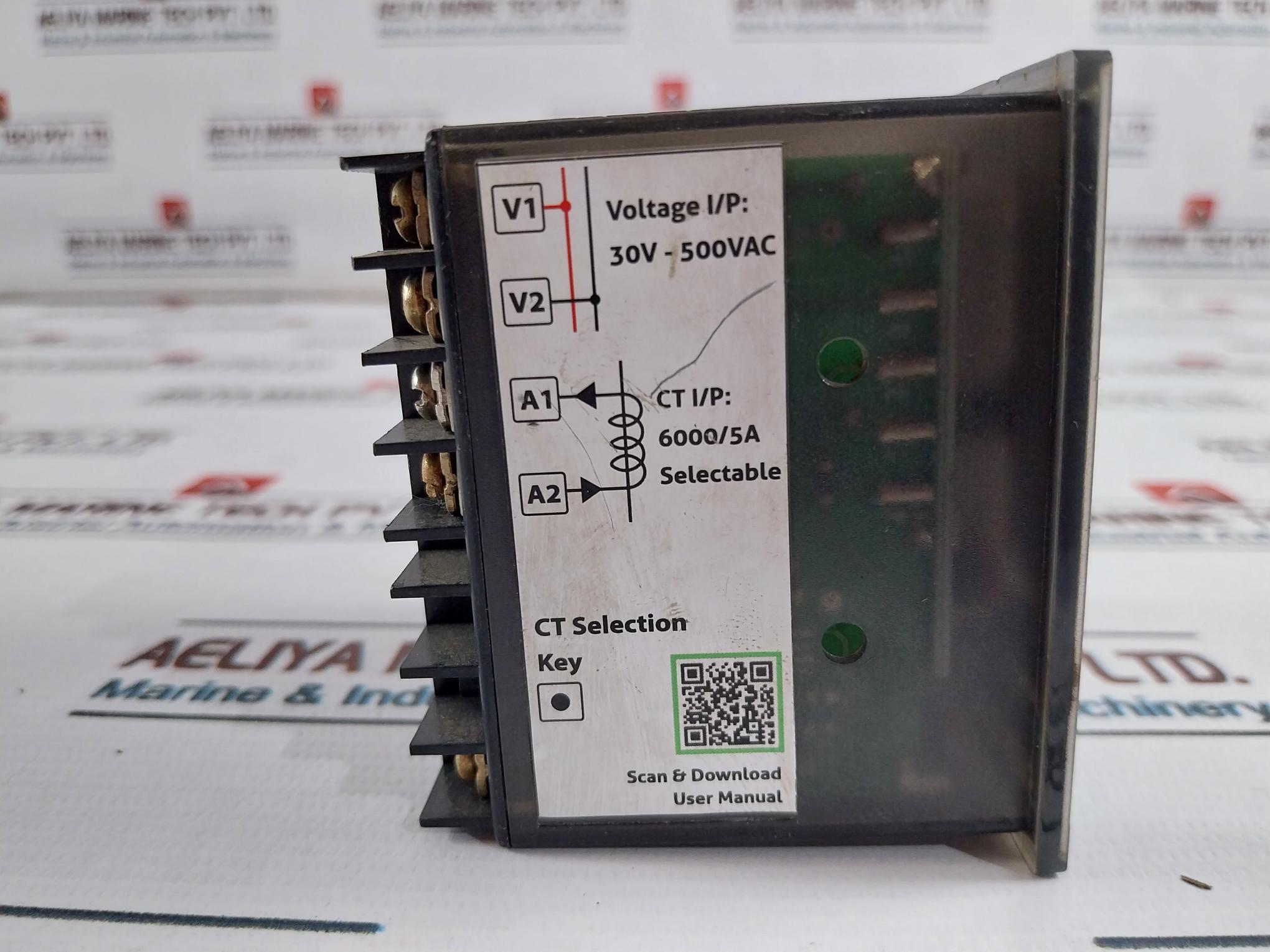Sense Electric AVM 71 Digital 10 Volt Ampere Meter 230Vac