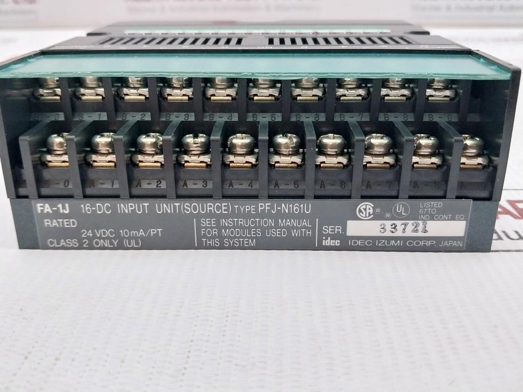 Sequencer-Input-Unit-24vdc-10ma-Pt-By-Idec-Pfj-N161u-8