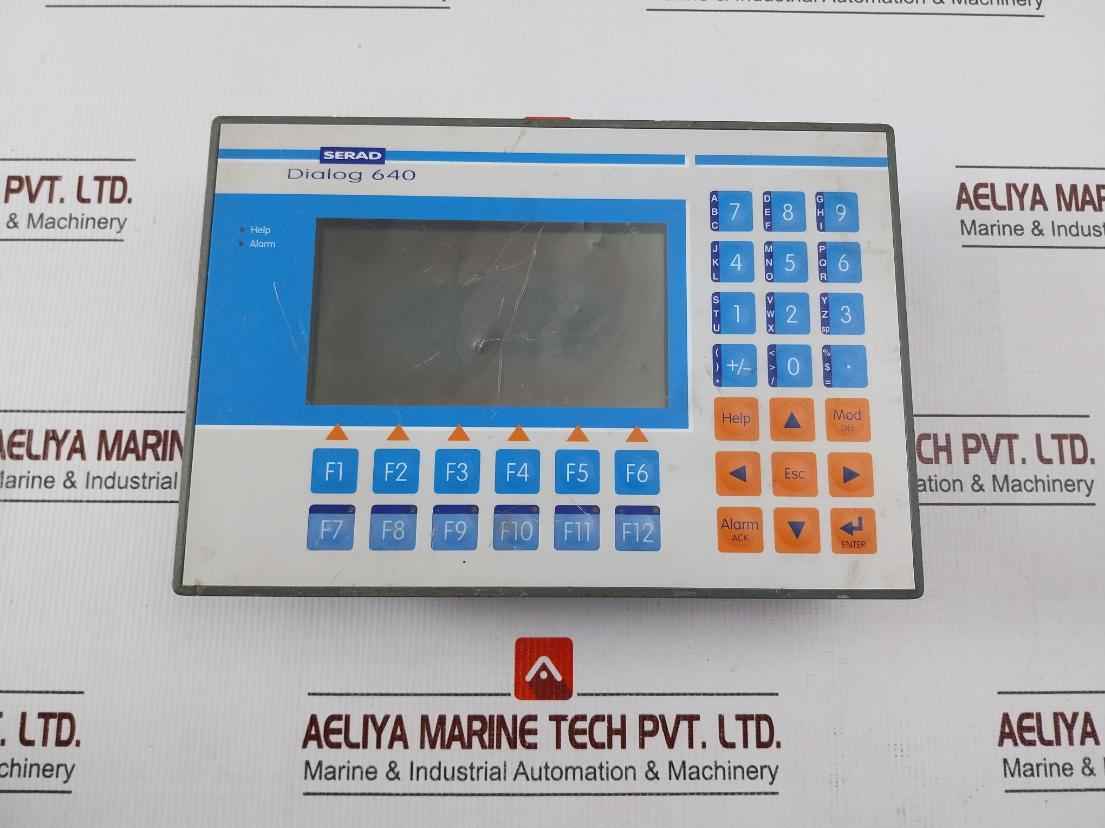 Serad Dialog 640 Smart Terminal Lcd Screen Display Panel 24vdc (Not Working)