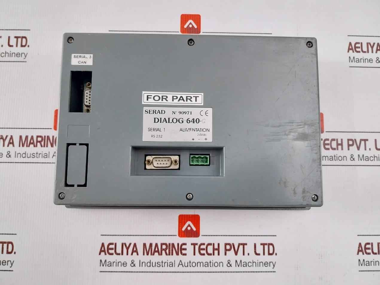 Serad Dialog 640 Smart Terminal Lcd Screen Display Panel 24vdc (Not Working)