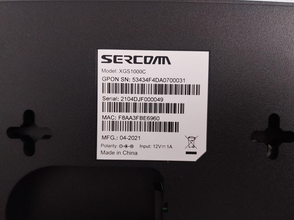 Sercomm Xgs1000C
