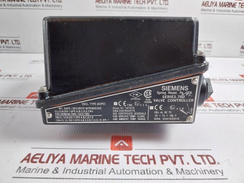 Series 760 Positioner Valve Controller 0-11Bar 0-160Psi Siemens