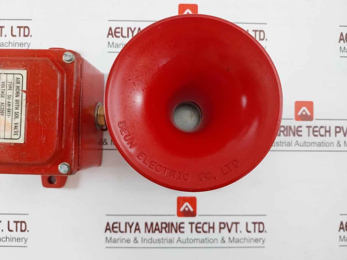 Seun Electric Su-ah-8411 Air Horn With Solenoid Valve Ac220V 60Hz 7 Bar