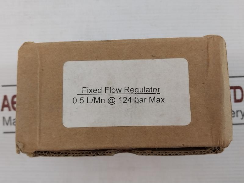 Sgi 0.5 L/Mn@ 124Bar Max Fixed Flow Regulator 0 To 1800 Psi 0 To 124 Bar