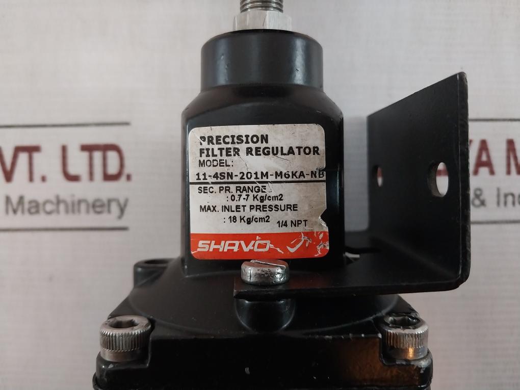 Shavo 11-4Sn-201M-m6Ka-nb Precision Filter Regulator 18 Kg/Cm2 150 Psi D16379