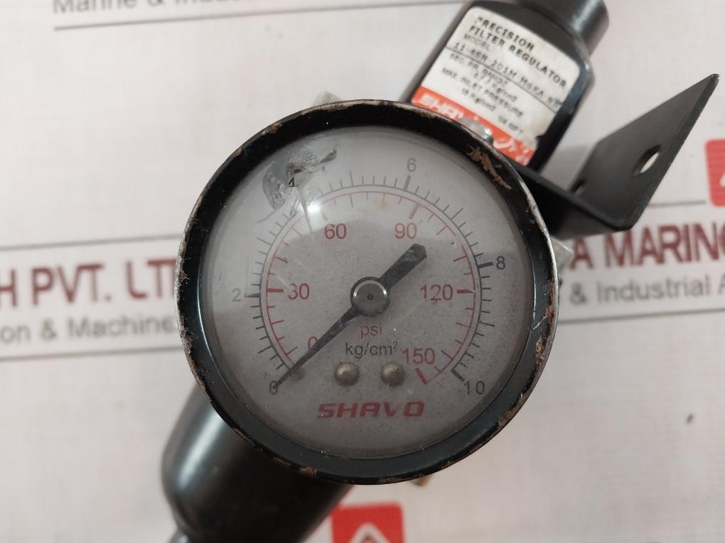 Shavo 11-4Sn-201M-m6Ka-nb Precision Filter Regulator 18 Kg/Cm2 150 Psi D16379