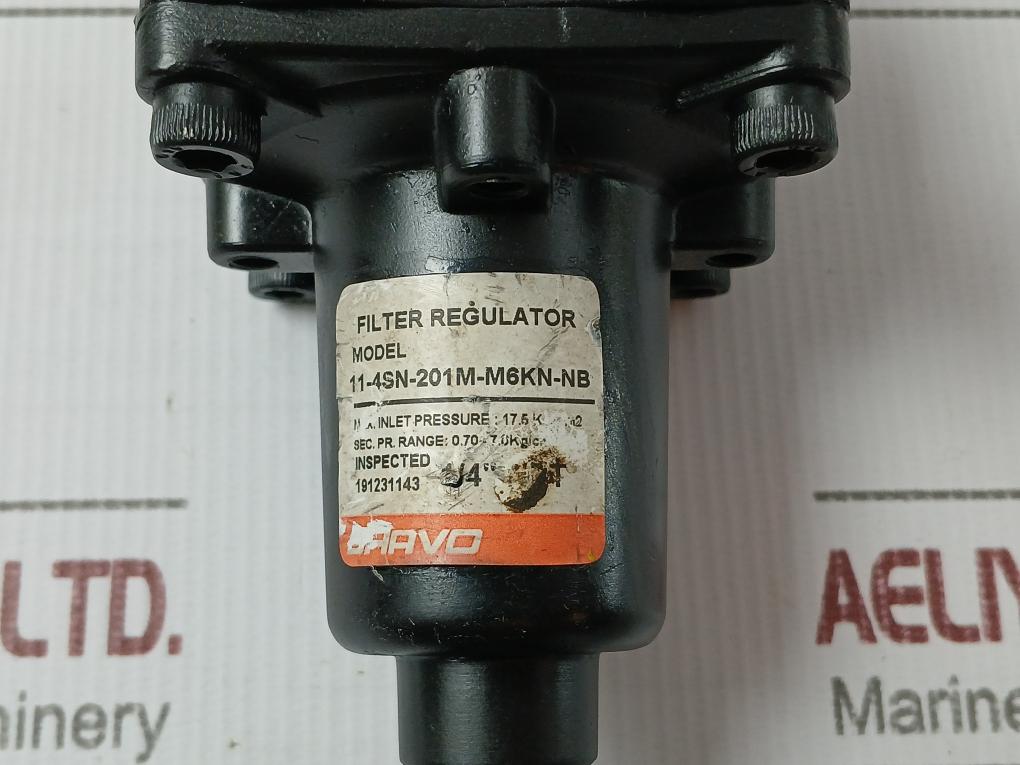Shavo 11-4Sn-201M-m6Kn-nb 1/4" Filter Regulator 0.70-7.0 Kg/Cm2 17.5Kg/Cm2