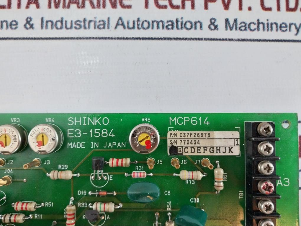 Shinko E3-1584 Printed Circuit Board C37F26878