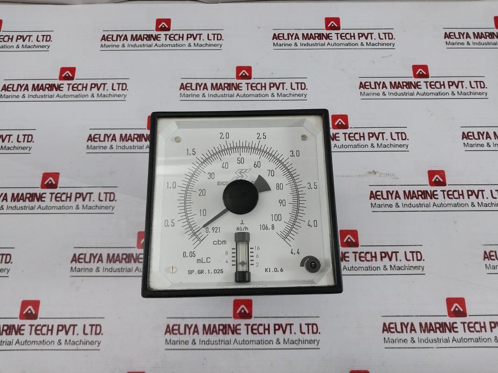 Sicom Stein Sohn Sp.Gr. 1,025 Level Gauge Analog Meter N1/H Kl 0,6 Sp Gr 1,025