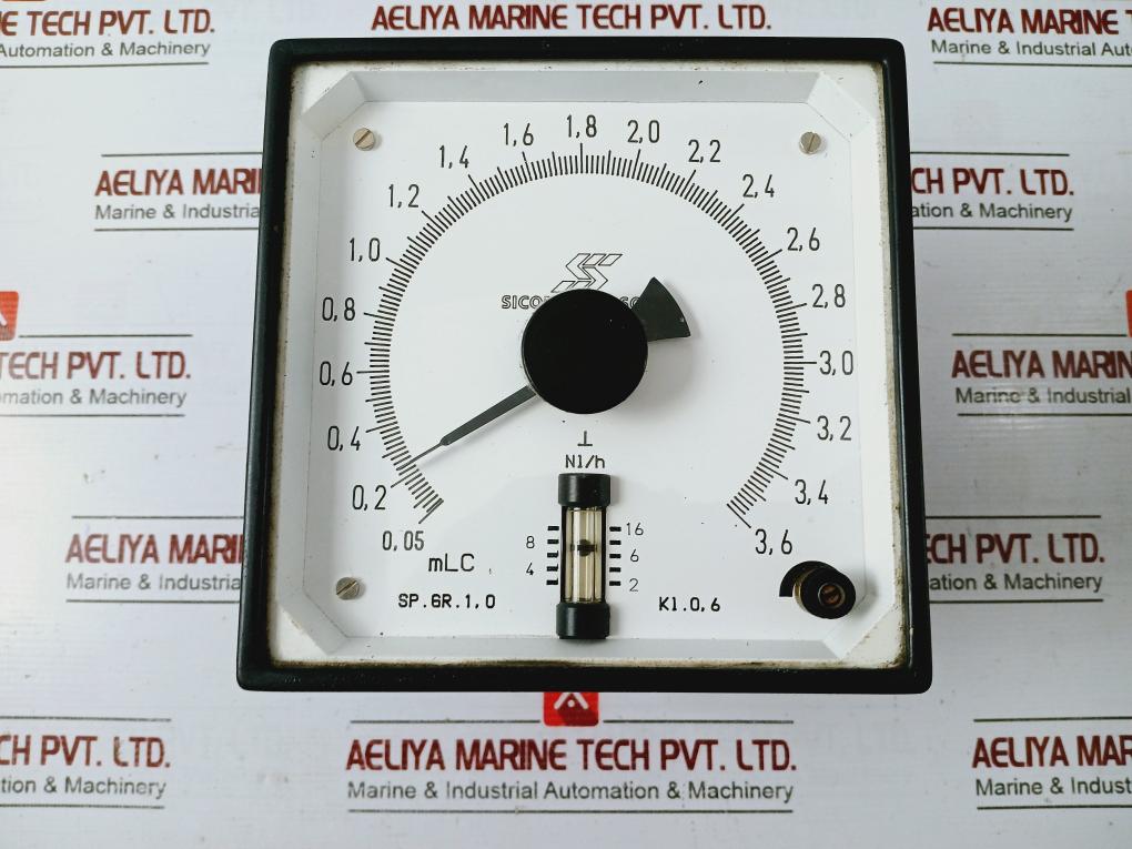 Sicom Stein Sohn Sp.Gr. 1,0 Analog Meter 0,05 To 3,6 Mlc