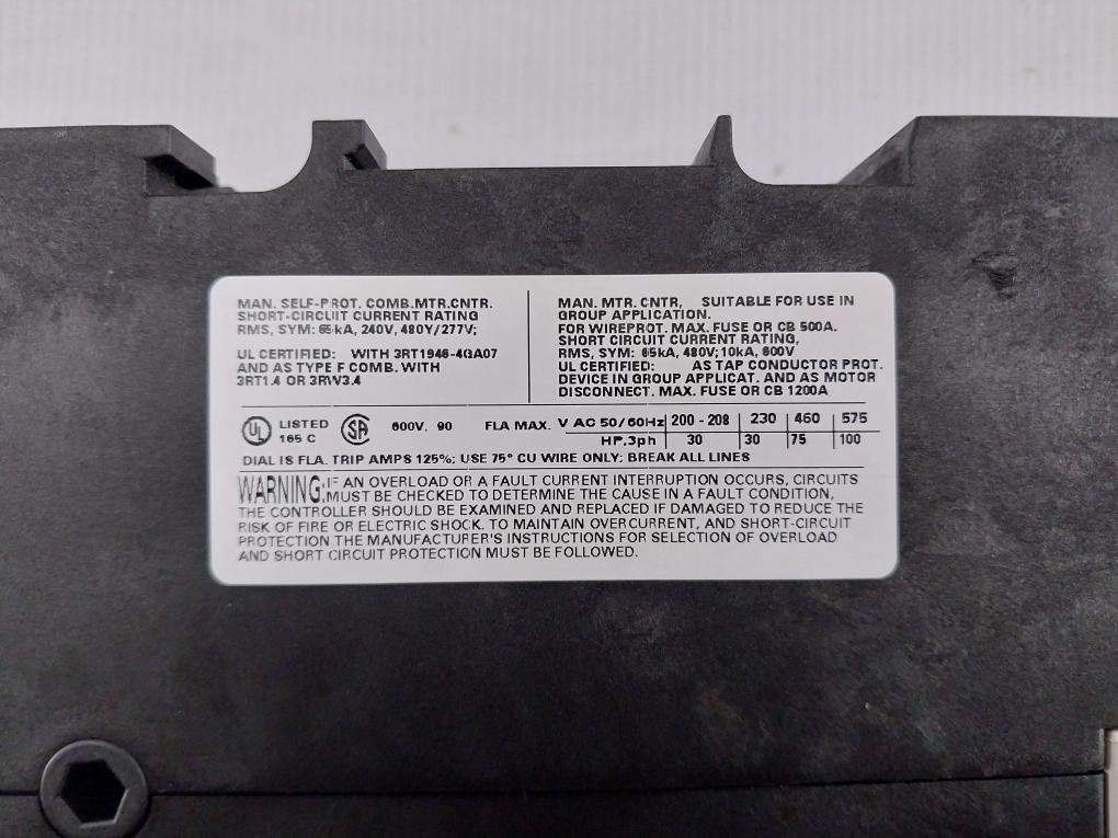 Siemens-50-60Hz-Motor-Protection-Circuit-Breaker-3Rv1041-4La15-208729-9