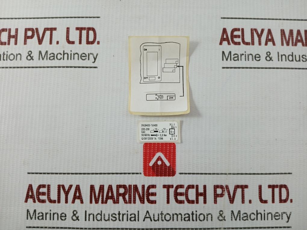 Siemens Undervoltage Release 50/60Hz 220-250 Vac 3Vl9400-1Uh00