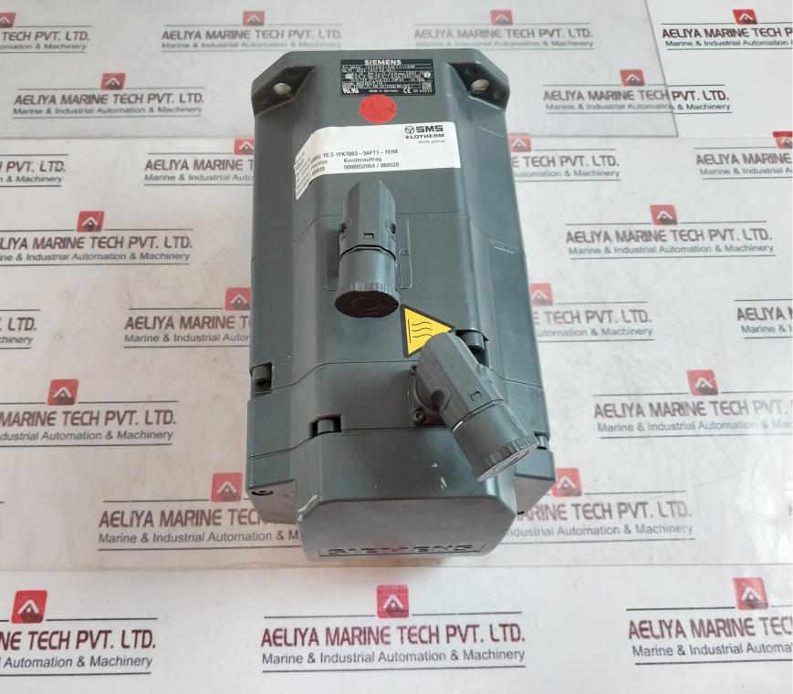 Siemens 1Fk7083-5Af71-1Eh8 Servo Motor Ip65 291 V