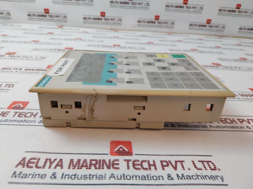 Siemens 1P 6Av3 607-1Jc20-0Ax1 Control Panel 24Vdc