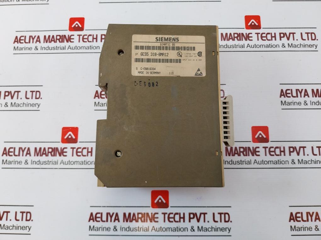 Siemens Simatic S5 1P 6Es5 318-8Ma12 Interface Module Et100U 24V Dc 0.35A 113