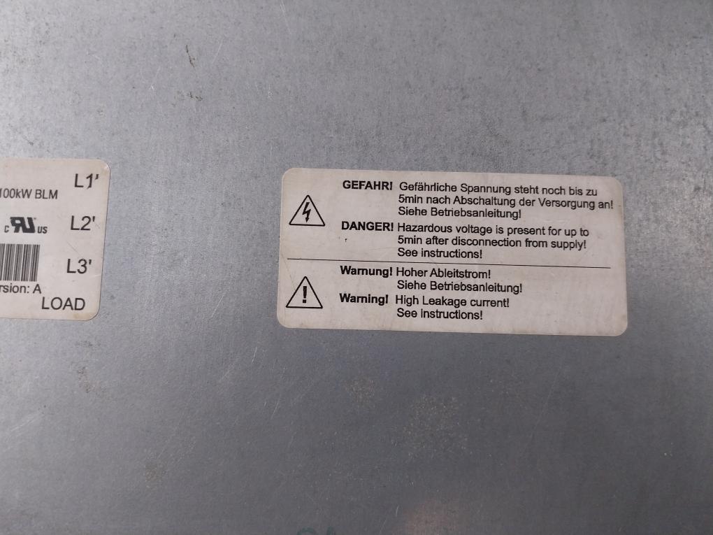Siemens 1P 6SL3000-0BE31-2DA0 Basic Line Filter 3AC 380-480V 50/60Hz 192A