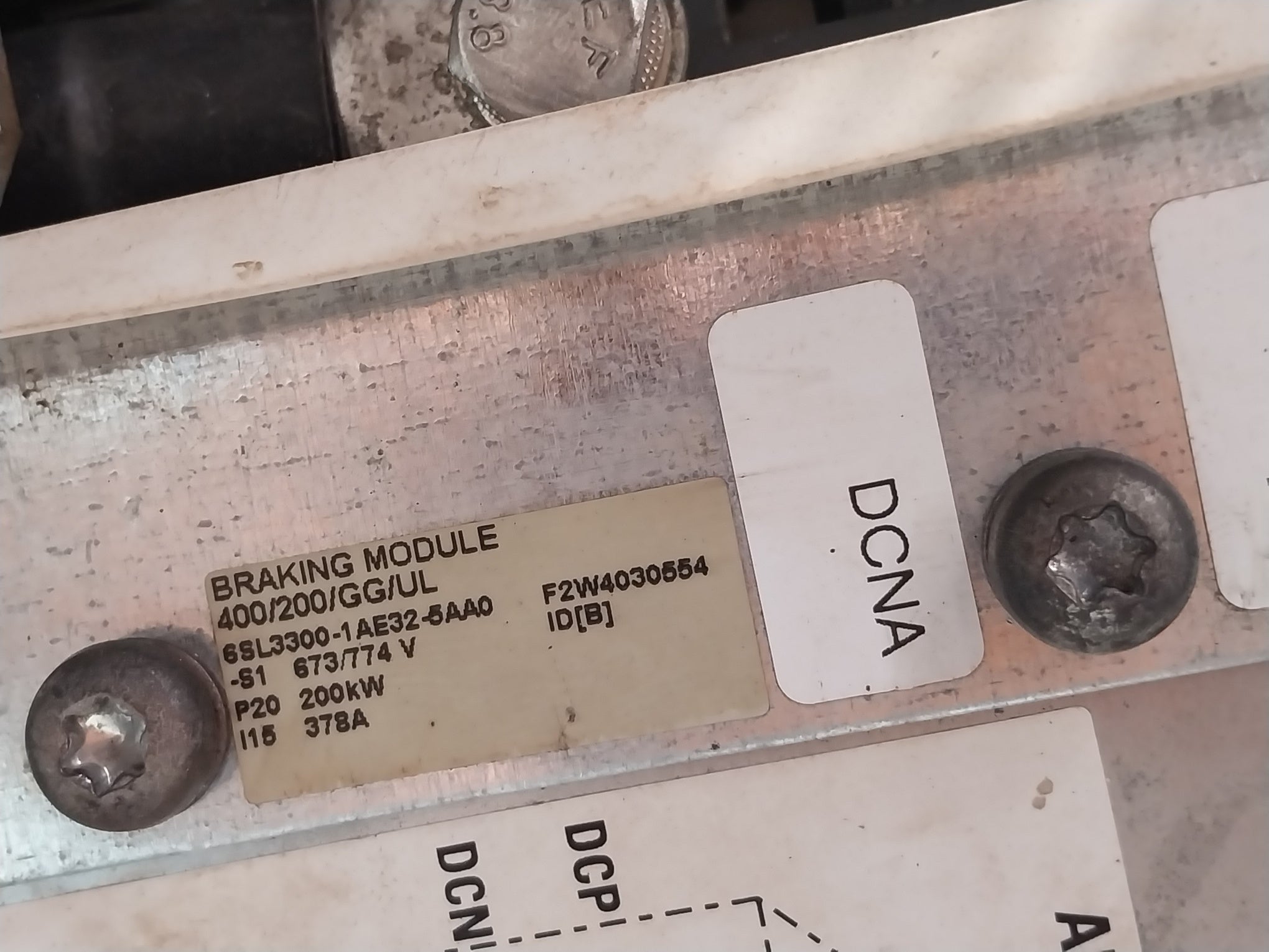 Siemens Sinamics S120 1P 6Sl3330-7Te33-8Aa0 Active Line Module In Dc 510-750V