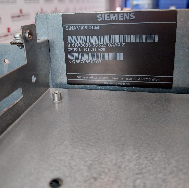 Siemens 1p 6ra8085-6ds22-0aa0-z Dc Converter 3ac 400v 498a 50/60hz 