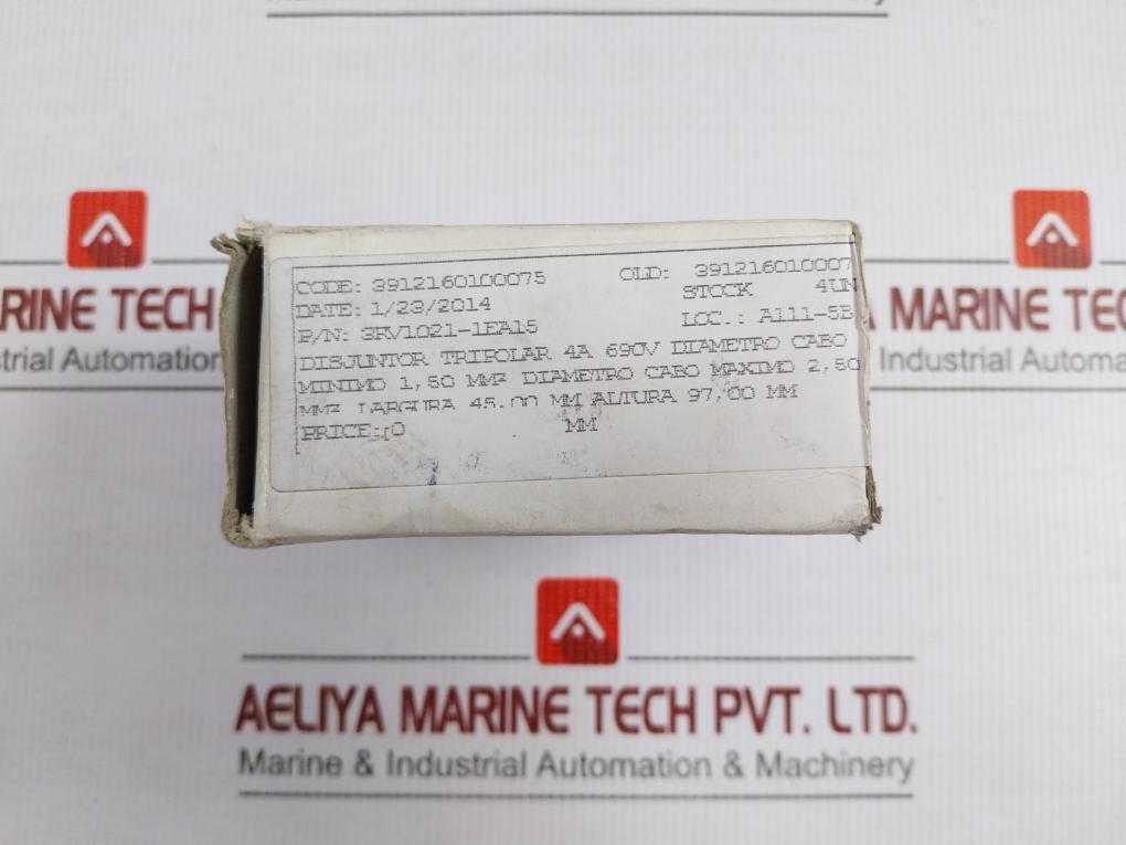 Siemens 2,8-4A Circuit Breaker 3Rv1021-1Ea15