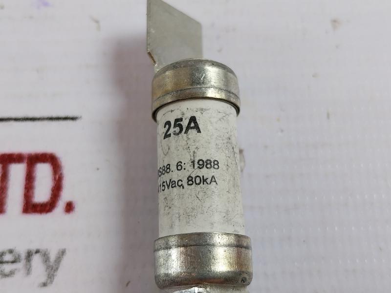 Lot of 11X Siemens 3NW NS25 NS Type Fuse, 25A GG, 415VAC 80KA