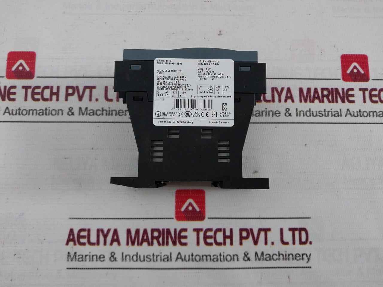 Siemens 3Rf3405-1Bb04 Solid-state Contactor 24V Dc 48-480V 50/60Hz 40C