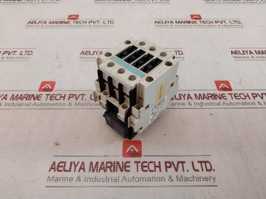 Siemens 3Rt1025-1A..0 Contactor With Auxiliary Contact Block 3Zx1012-0Rt02-1Aa1