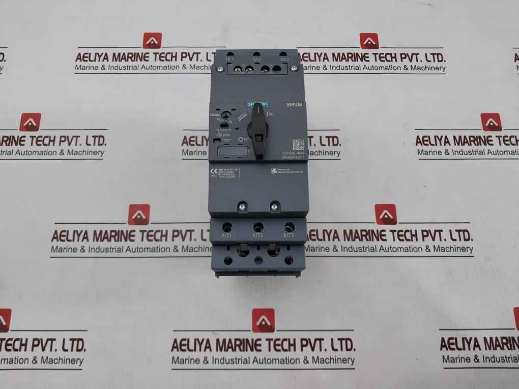 Siemens 3Rv2041-4Ja10 Sirius Circuit Breaker 3-pole 45-63A Max Lo230321