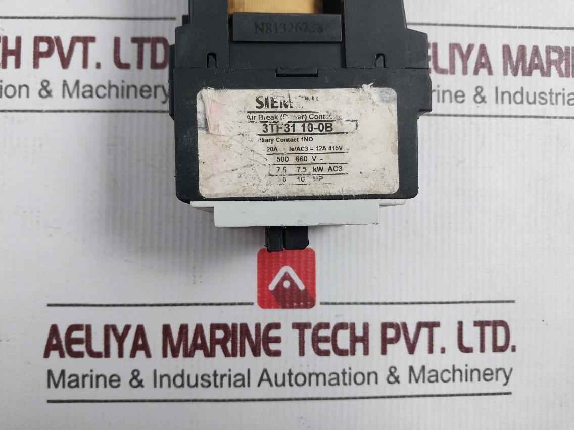 Siemens 3Tf31 10-0B Air Break (Power) Contactor 415V Ac 12A 071415008