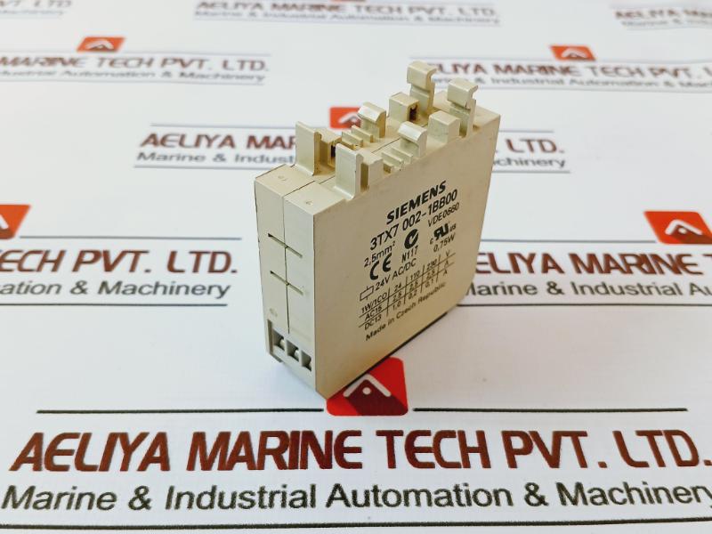 Siemens 3Tx7 002-1Bb00 24V Ac/Dc Relay 0.75W 2.5Mm2 509618Eqq