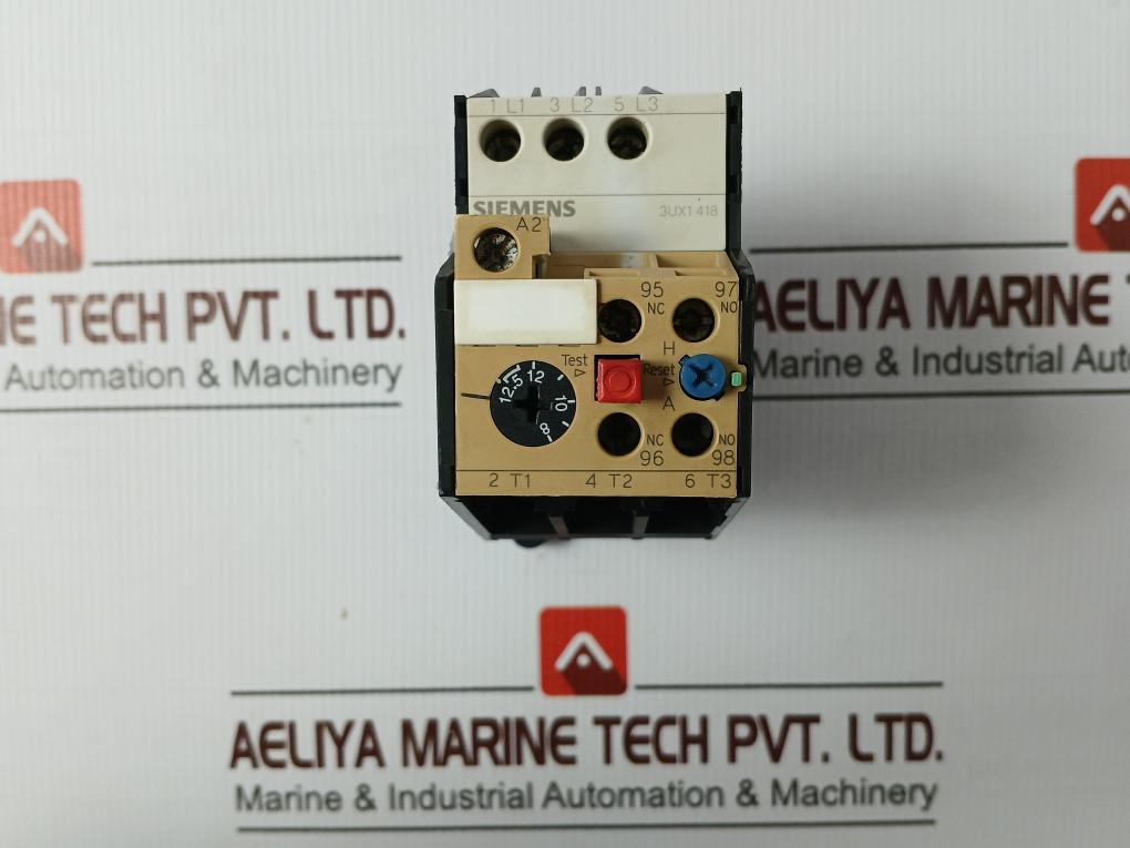 Siemens 3Ua50 00-1K Thermal Overload Relay 690V 8-12.5A