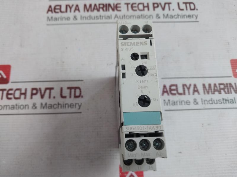 Siemens 3Ug4501-1Aw30 Sirius Analog Monitoring Relay Iec 60947-5-1 300V 4Kv