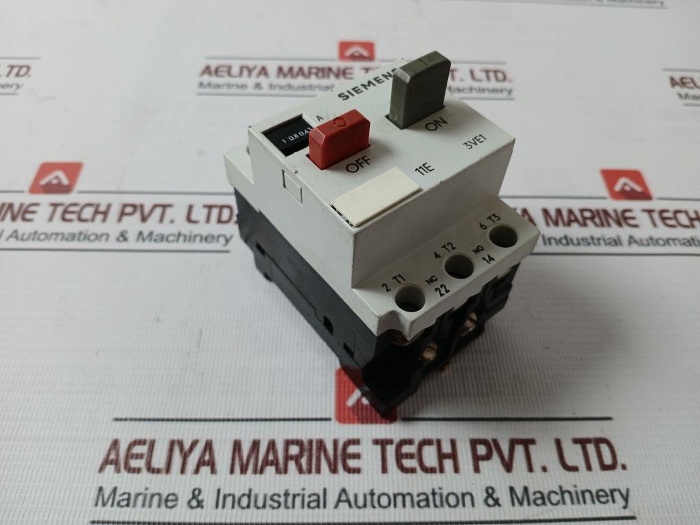 Siemens 3Ve1010-2F Motor Starter Protector Iec 157-1 Vde 0660 500V 0.63 – 1A