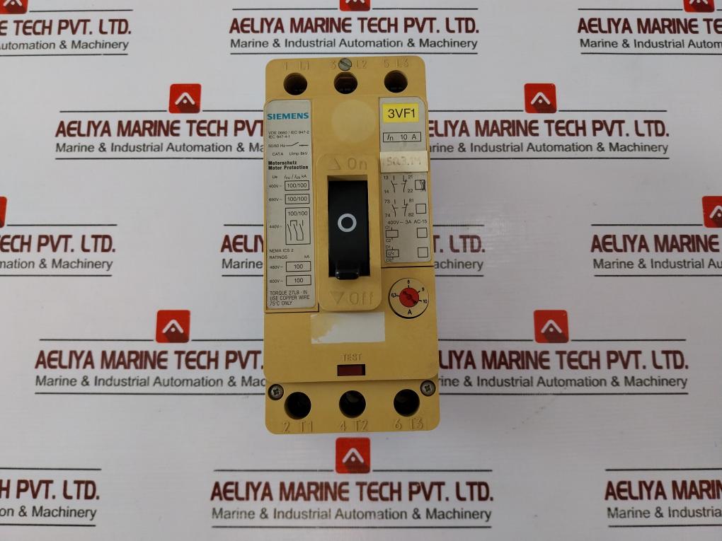 Siemens 3Vf1231-1Bd11-0Ab4 Circuit-breaker For Motor Protection