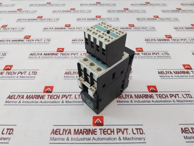 Siemens 3Rt1026-3B 0 Power Contactor W/ 3Rh1921-2Ha22 Auxiliary Switch Block 10A