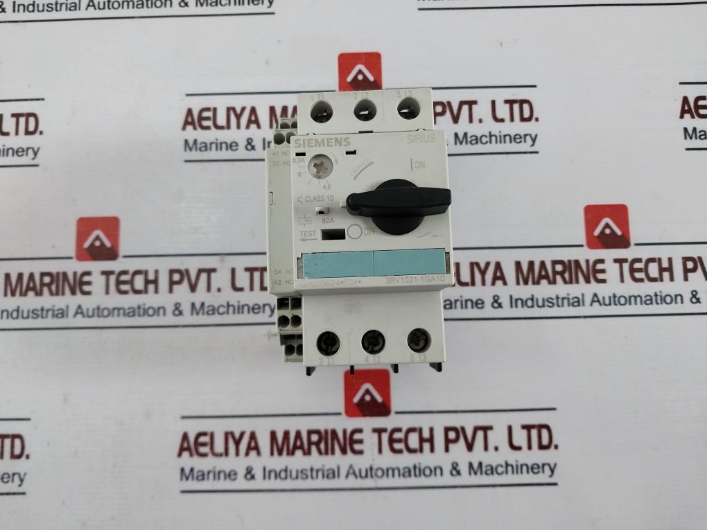 Siemens 3Rv1021-1Ga10 Sirius Manual Protection Circuit Breaker Class 10 82A