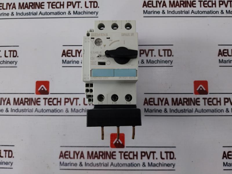 Siemens 3Rv1021-4Ba10 Circuit Breaker For Motor Protection 10A 690V