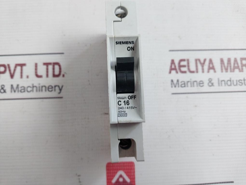 Siemens 5Sq21 Miniature Circuit Breaker 1 Pole 50Hz 240/415V