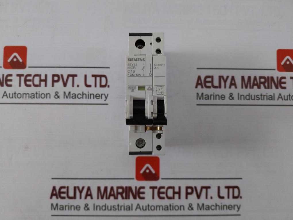 Siemens 5Sy4116-7 Mcb C16 Circuit Breaker 1-pole 230/400V 10Ka