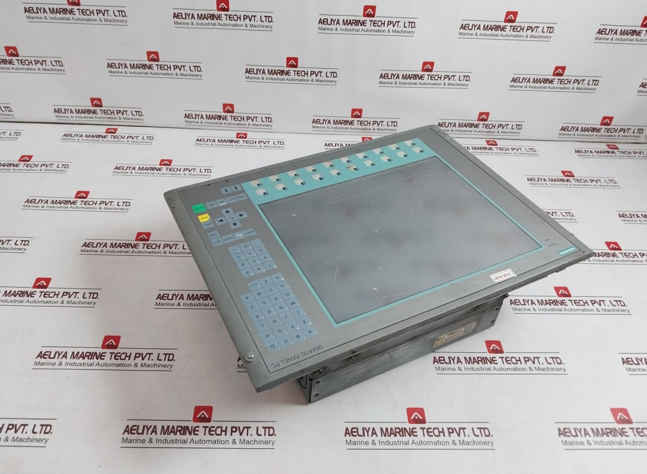 Siemens 6Av7892-0Bf10-1Bc0 Hmi Panel For Temperature Fan Monitoring